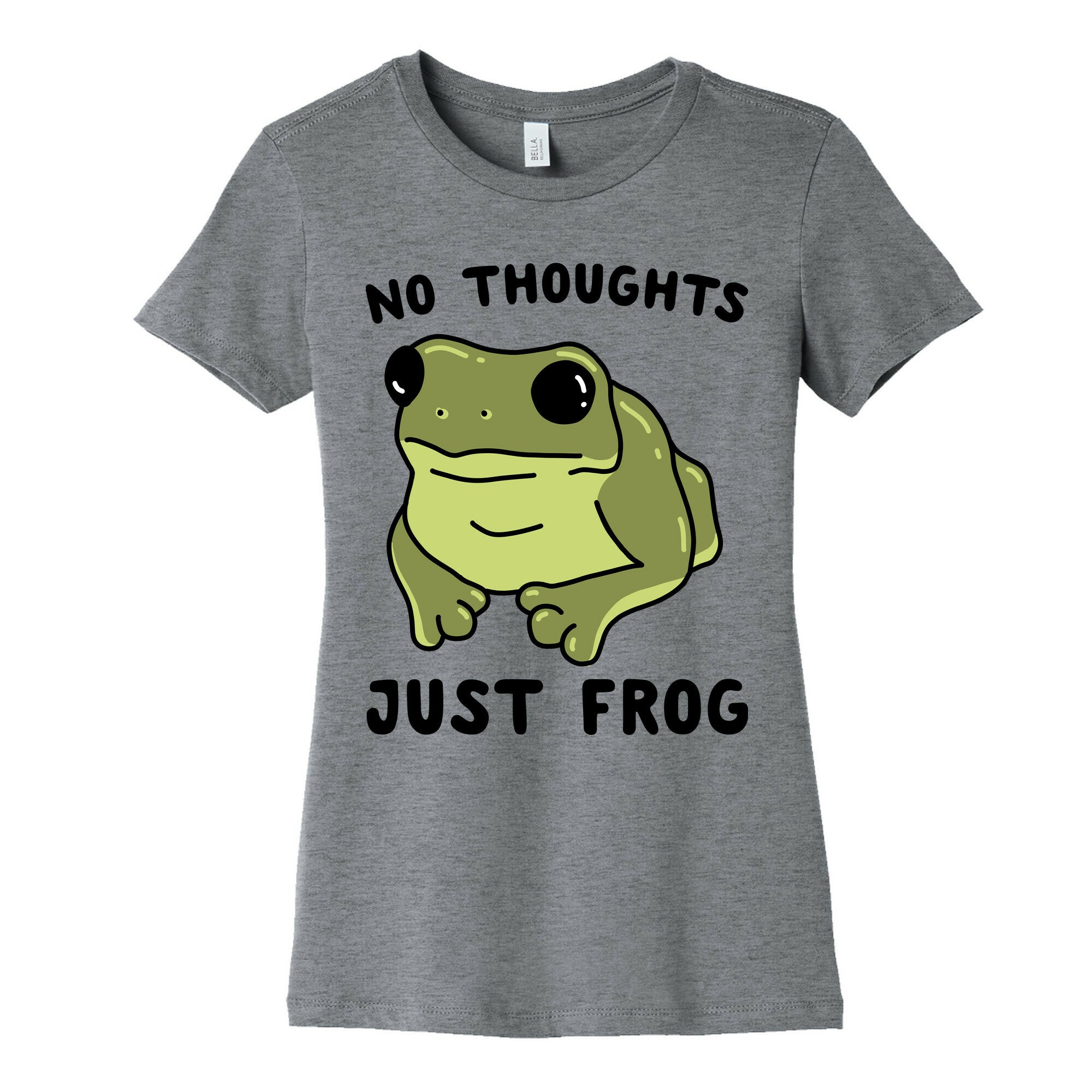 No Thoughts, Just Frog Women's Cotton Tee