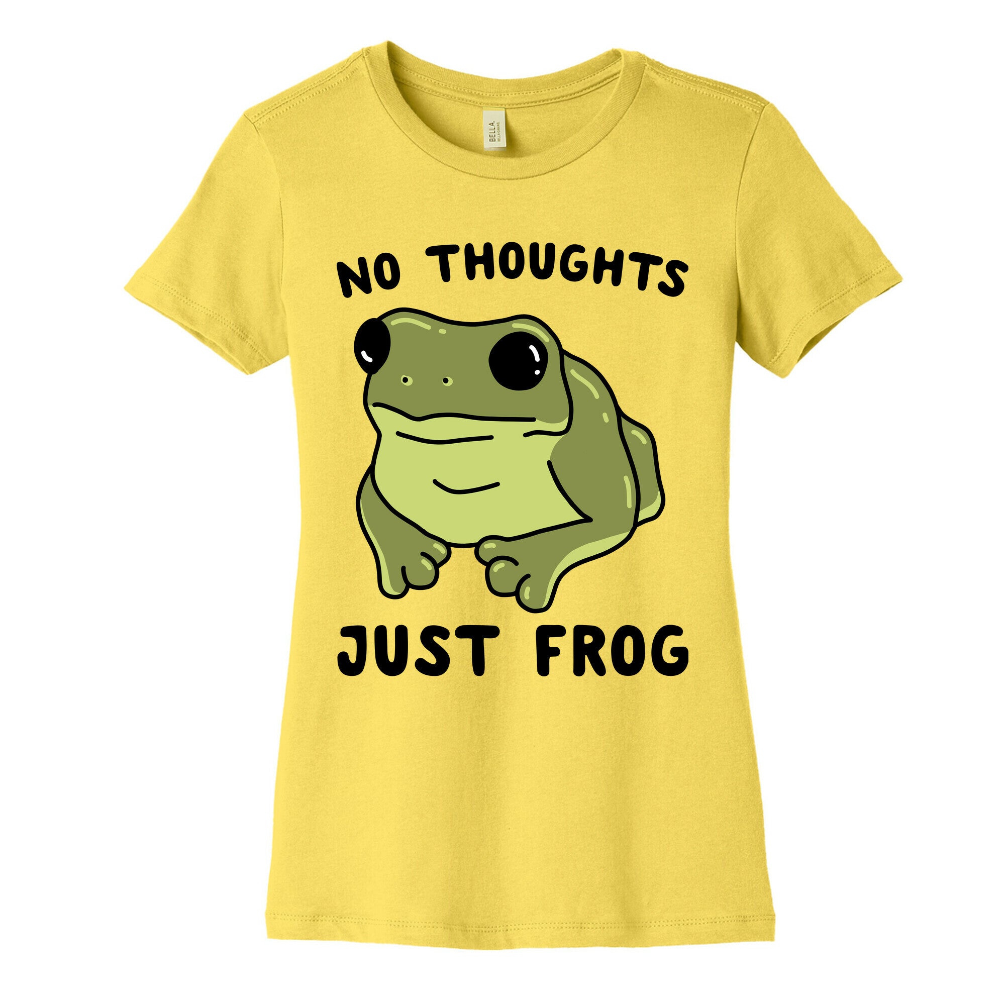 No Thoughts, Just Frog Women's Cotton Tee