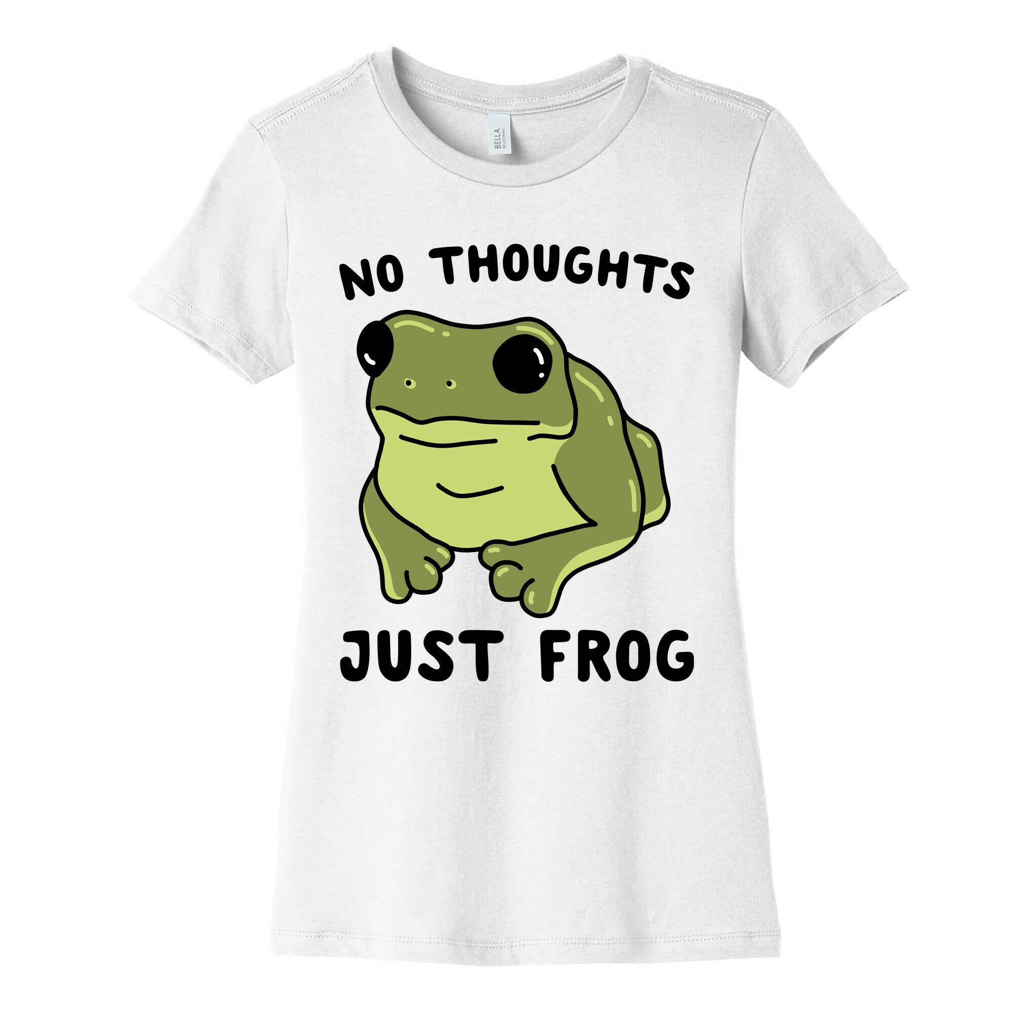 No Thoughts, Just Frog Women's Cotton Tee