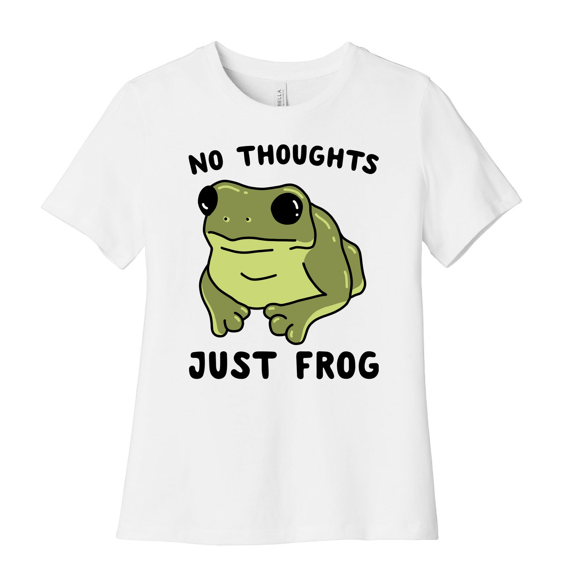 No Thoughts, Just Frog Women's Cotton Tee