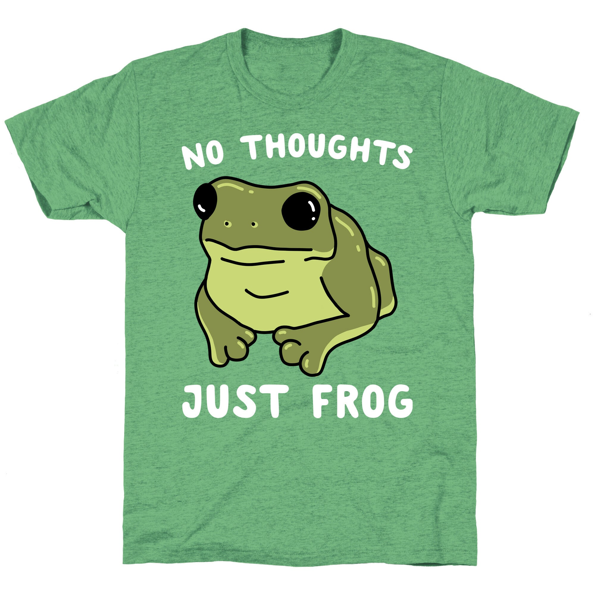 No Thoughts, Just Frog Unisex Triblend Tee