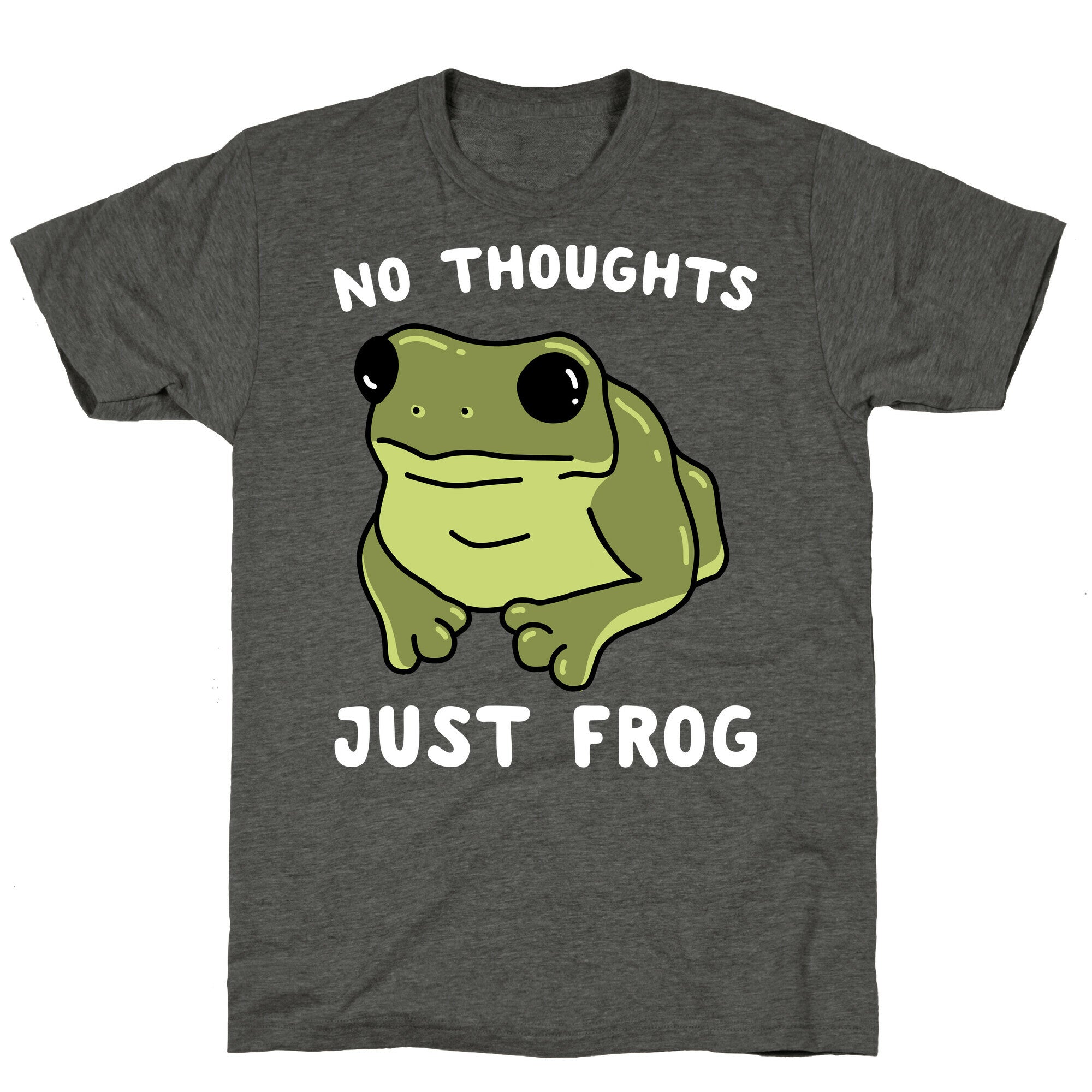 No Thoughts, Just Frog Unisex Triblend Tee