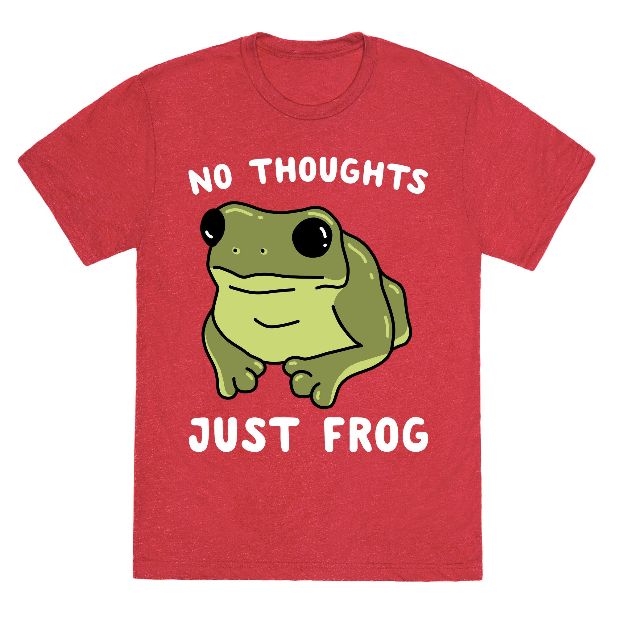 No Thoughts, Just Frog Unisex Triblend Tee