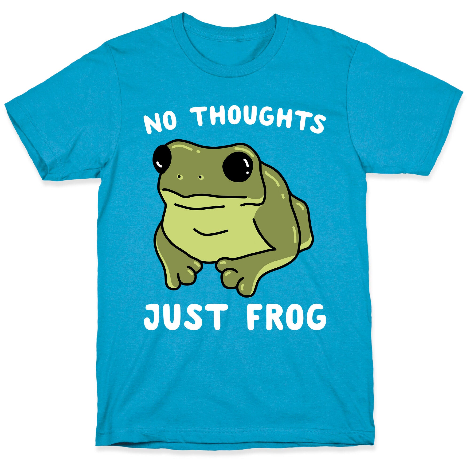 No Thoughts, Just Frog Unisex Triblend Tee