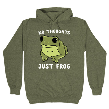 No Thoughts, Just Frog Hoodie