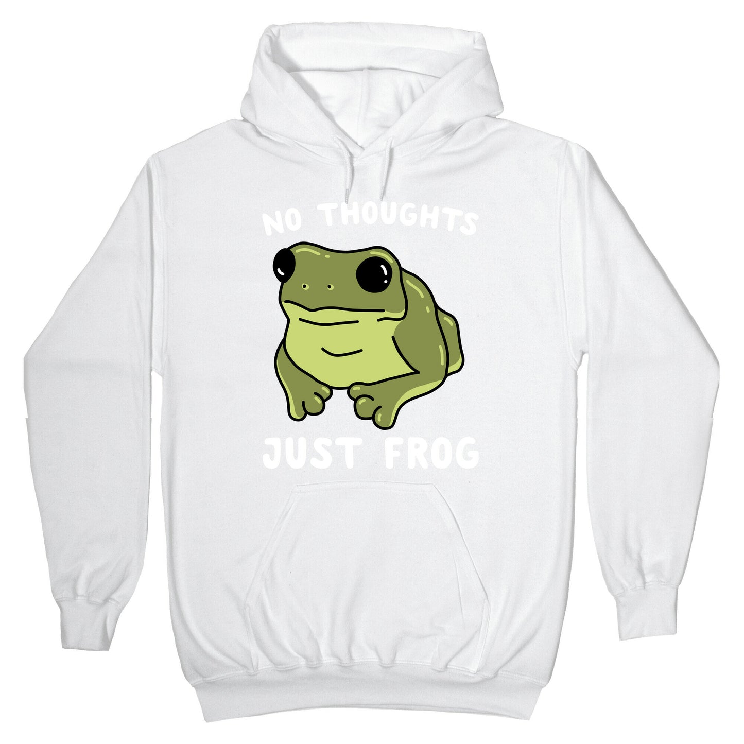 No Thoughts, Just Frog Hoodie