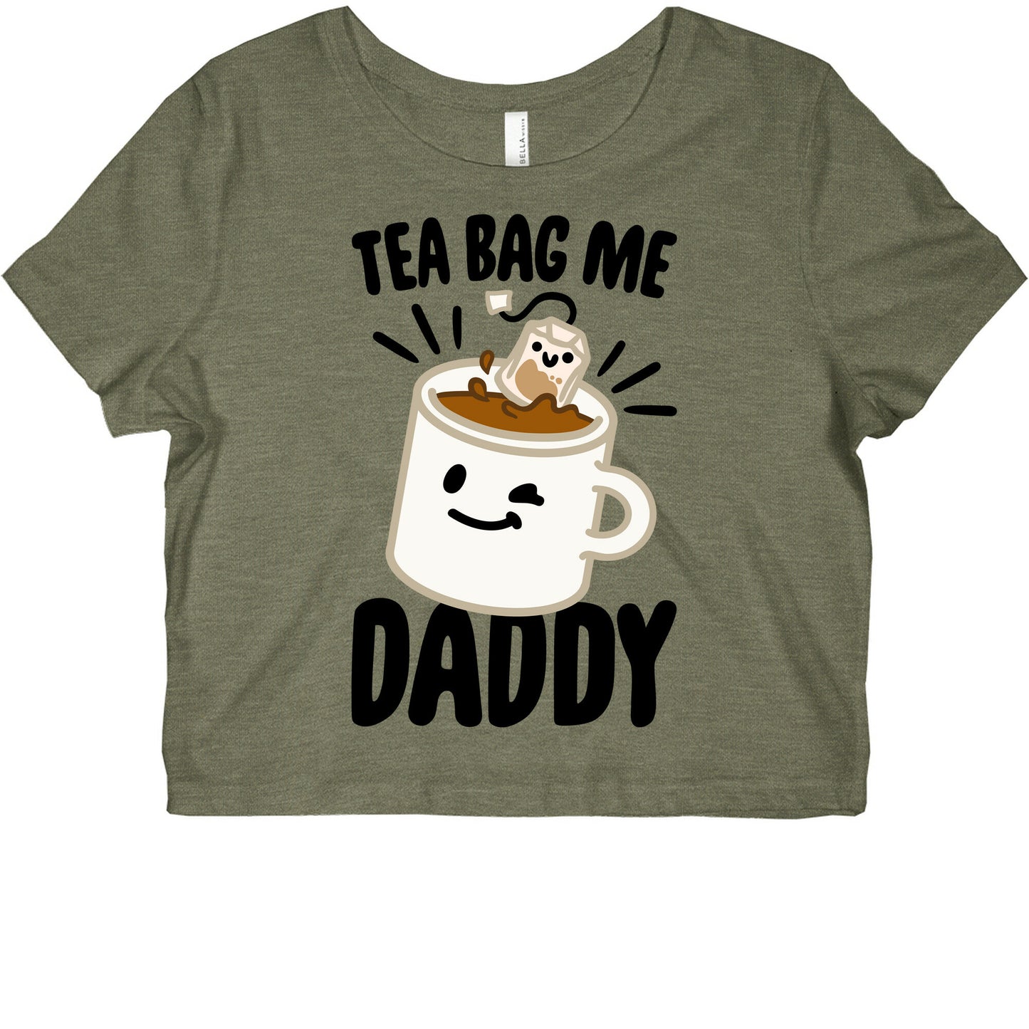 Tea Bag Me Daddy Graphic Baby Tee
