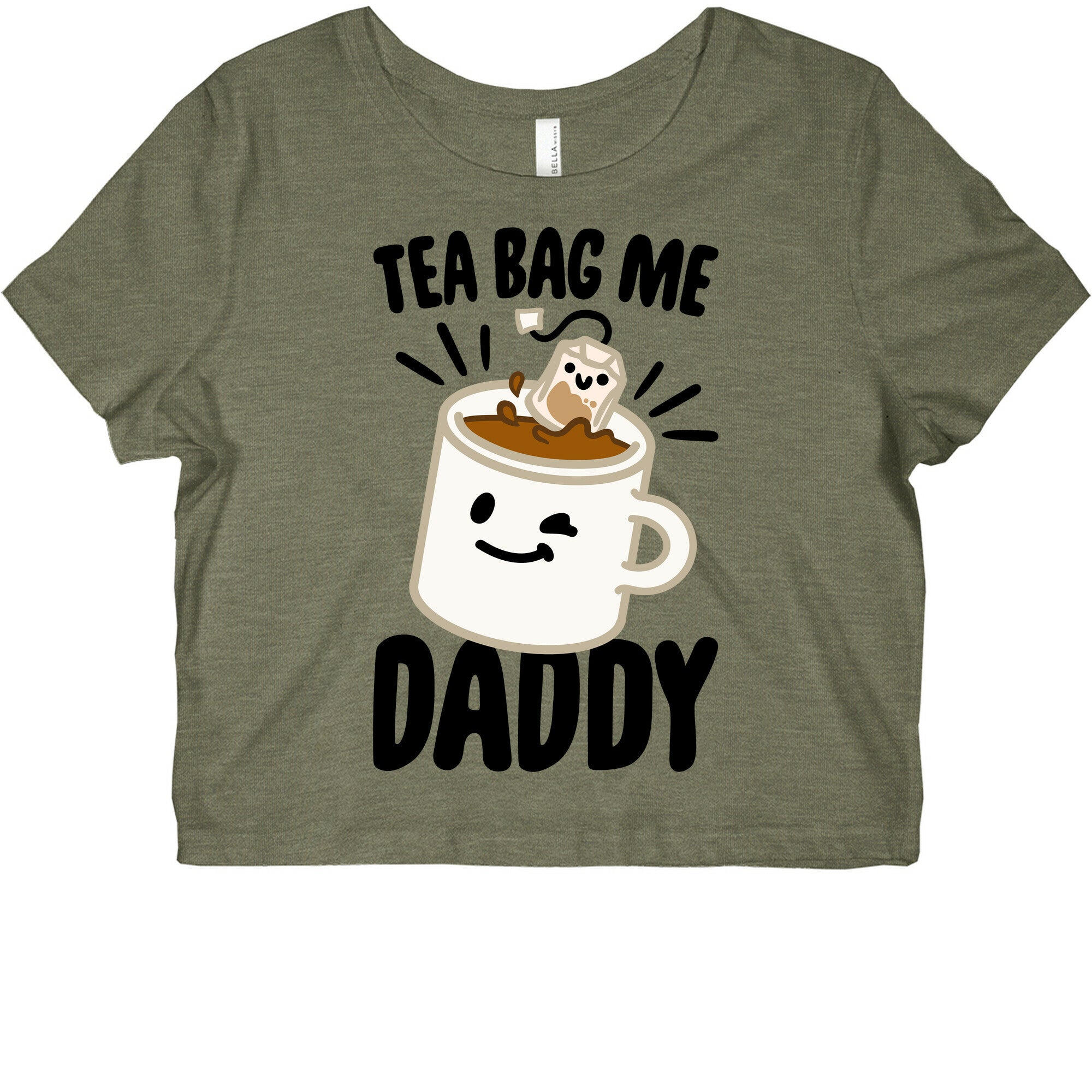 Tea Bag Me Daddy Graphic Baby Tee