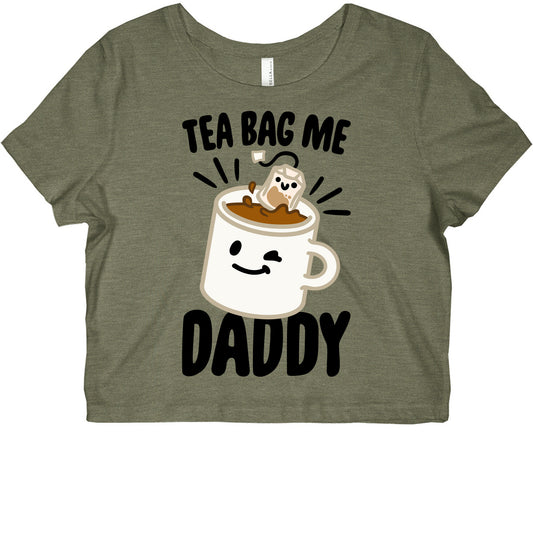 Tea Bag Me Daddy Graphic Baby Tee