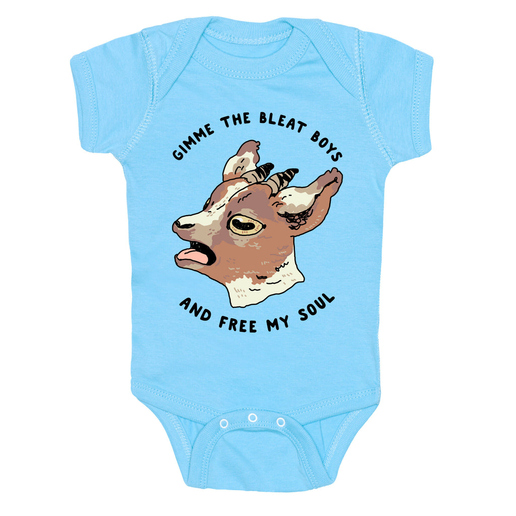 Gimme The Bleat Boys  Baby One Piece
