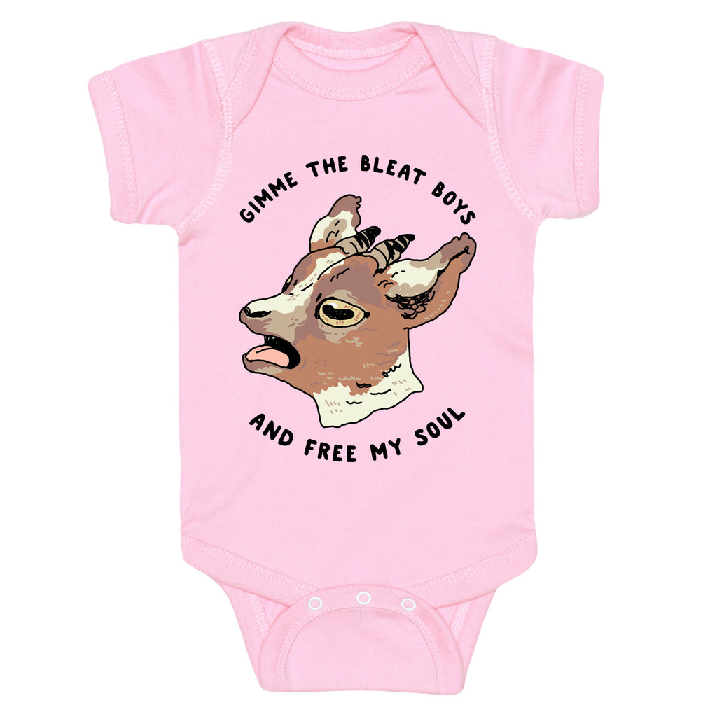 Gimme The Bleat Boys  Baby One Piece