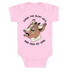 Gimme The Bleat Boys  Baby One Piece