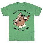 Gimme The Bleat Boys  Unisex Triblend Tee