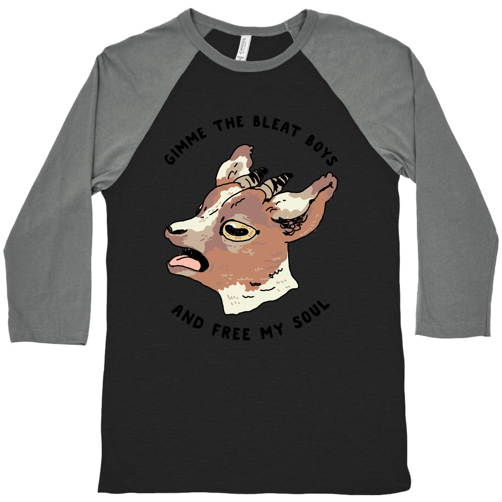 Gimme The Bleat Boys  Baseball Tee