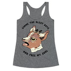 Gimme The Bleat Boys  Racerback Tank
