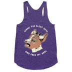 Gimme The Bleat Boys  Racerback Tank