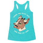 Gimme The Bleat Boys  Racerback Tank