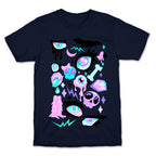 Pastel Goth Eyes Pattern T-Shirt
