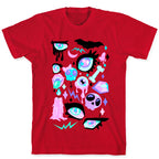 Pastel Goth Eyes Pattern T-Shirt