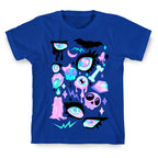 Pastel Goth Eyes Pattern T-Shirt