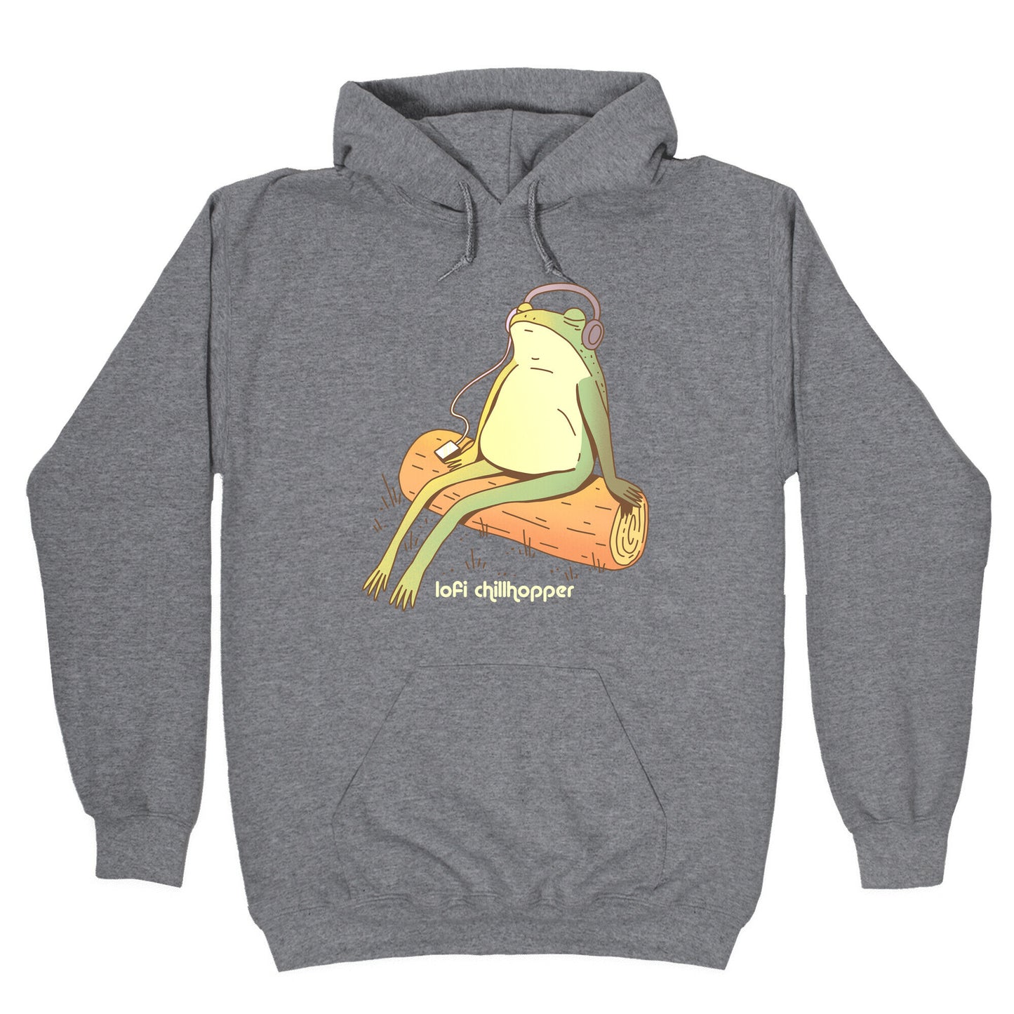 Lofi Chillhopper Frog Hoodie