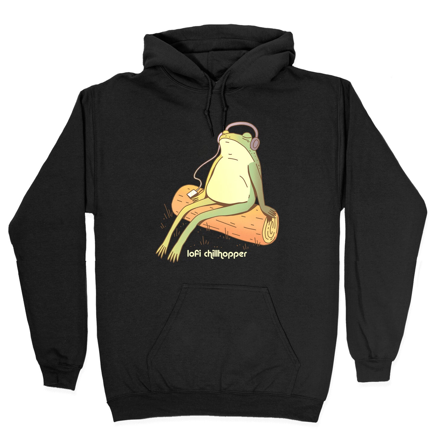 Lofi Chillhopper Frog Hoodie