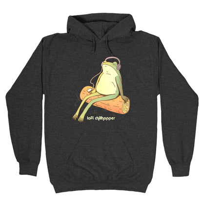 Lofi Chillhopper Frog Hoodie
