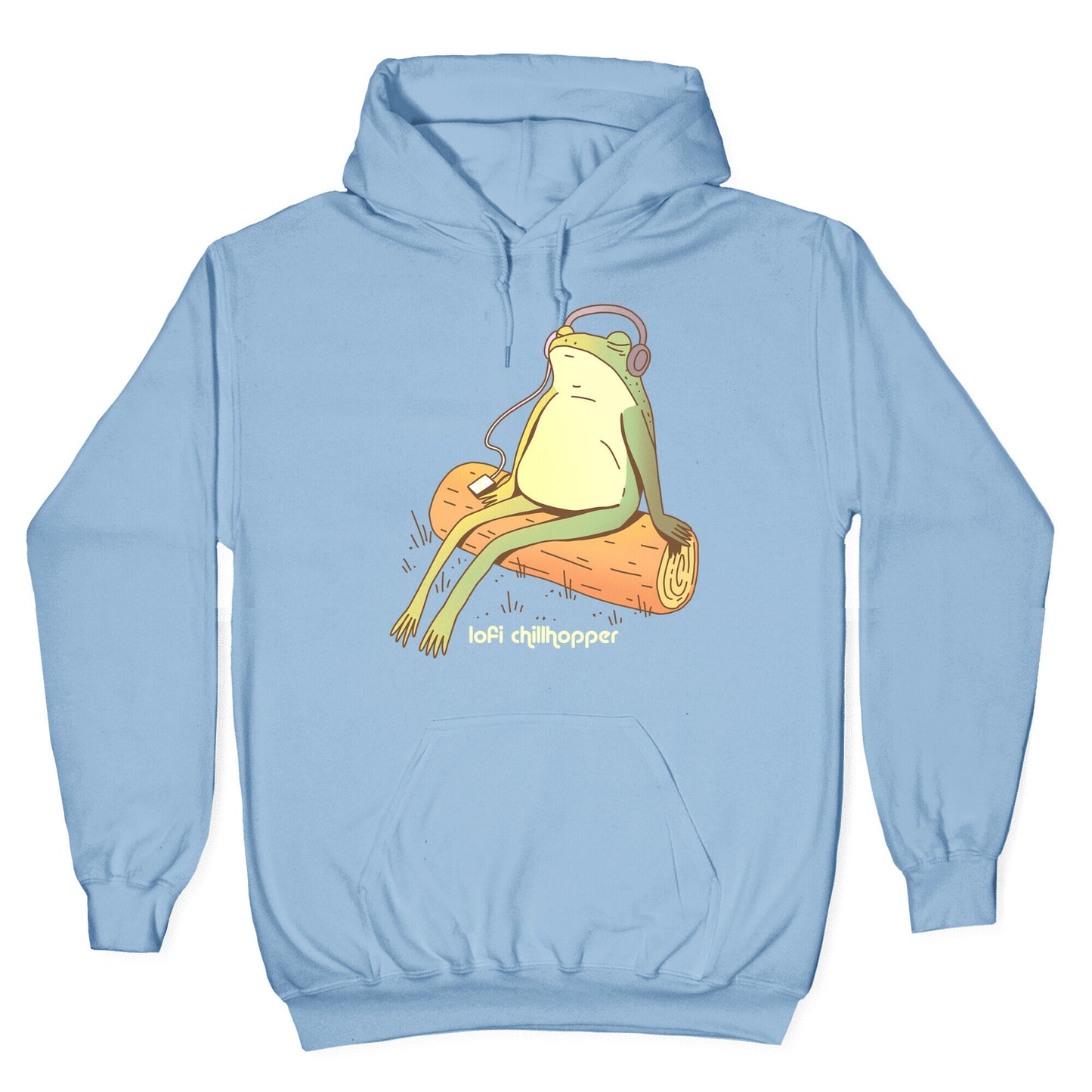 Lofi Chillhopper Frog Hoodie