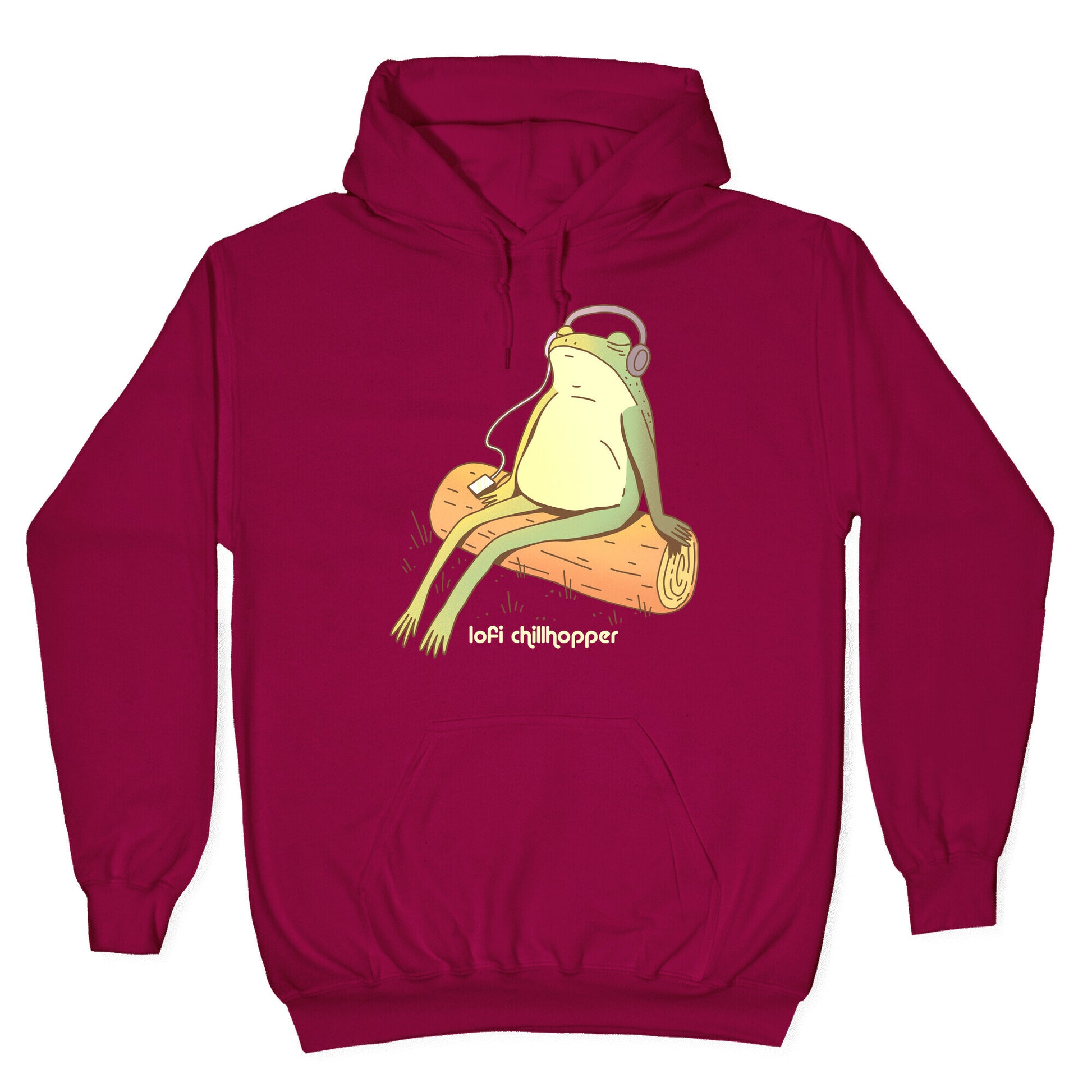 Lofi Chillhopper Frog Hoodie