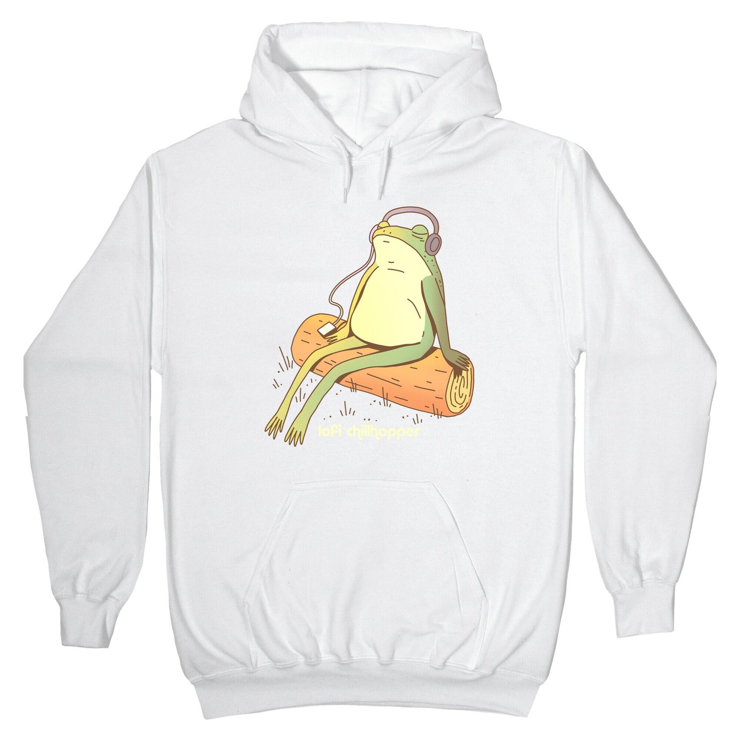 Lofi Chillhopper Frog Hoodie
