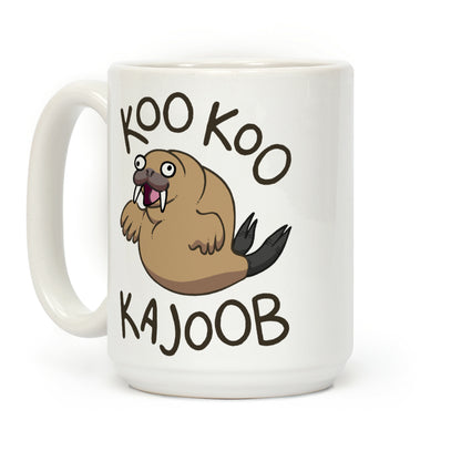 Koo Koo Kajoob Derpy Walrus Coffee Mug