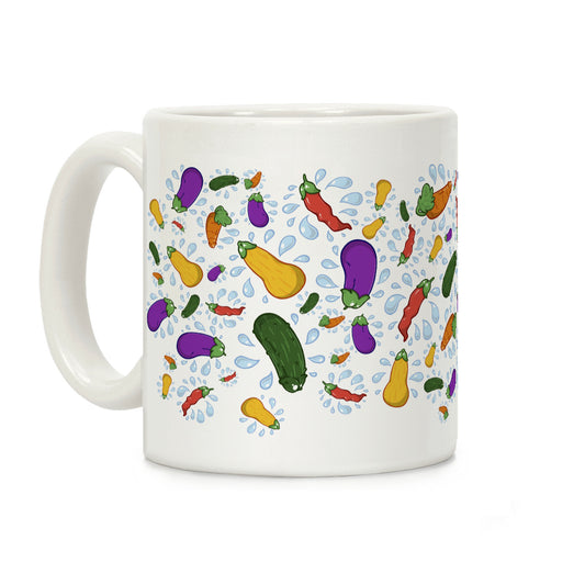 Penis Produce Pattern Coffee Mug