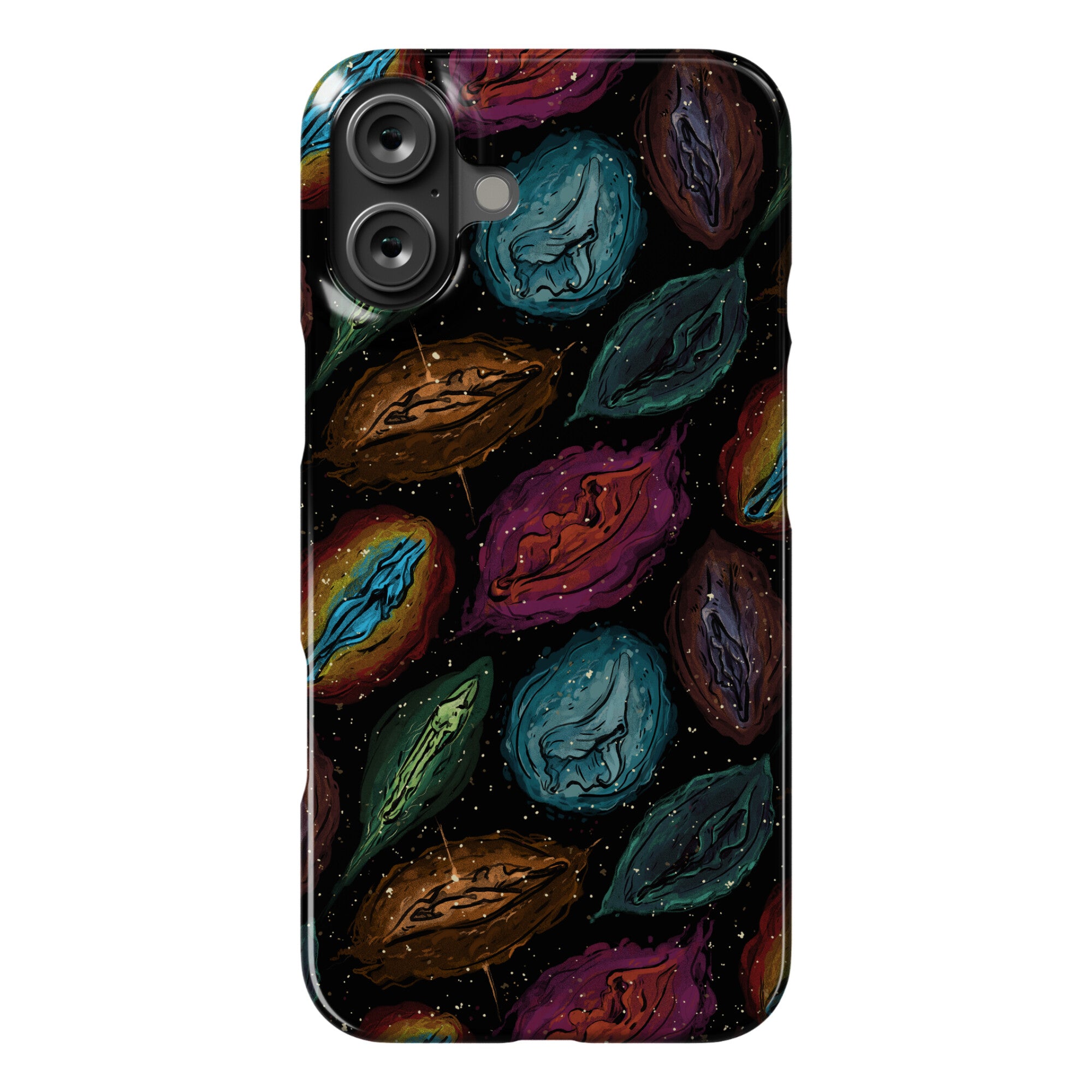 Cosmic Vulva Pattern Phone Case