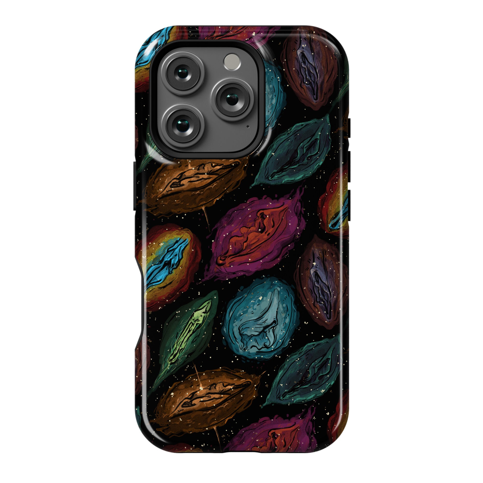 Cosmic Vulva Pattern Phone Case