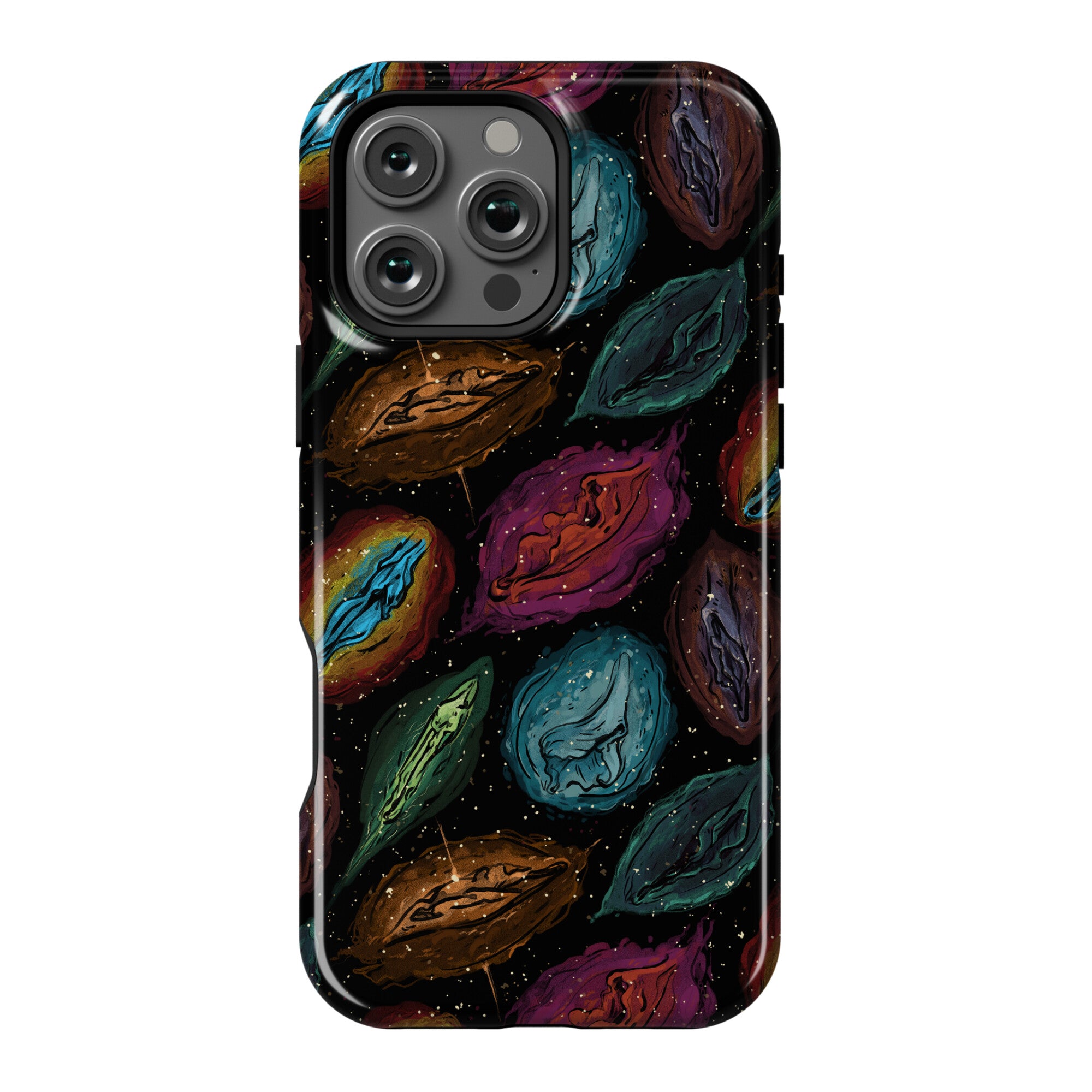 Cosmic Vulva Pattern Phone Case