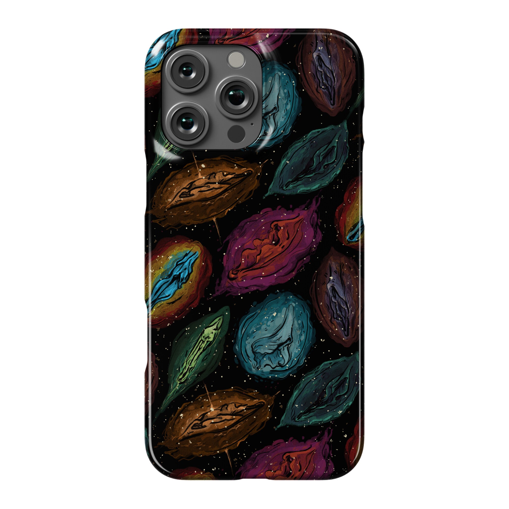 Cosmic Vulva Pattern Phone Case