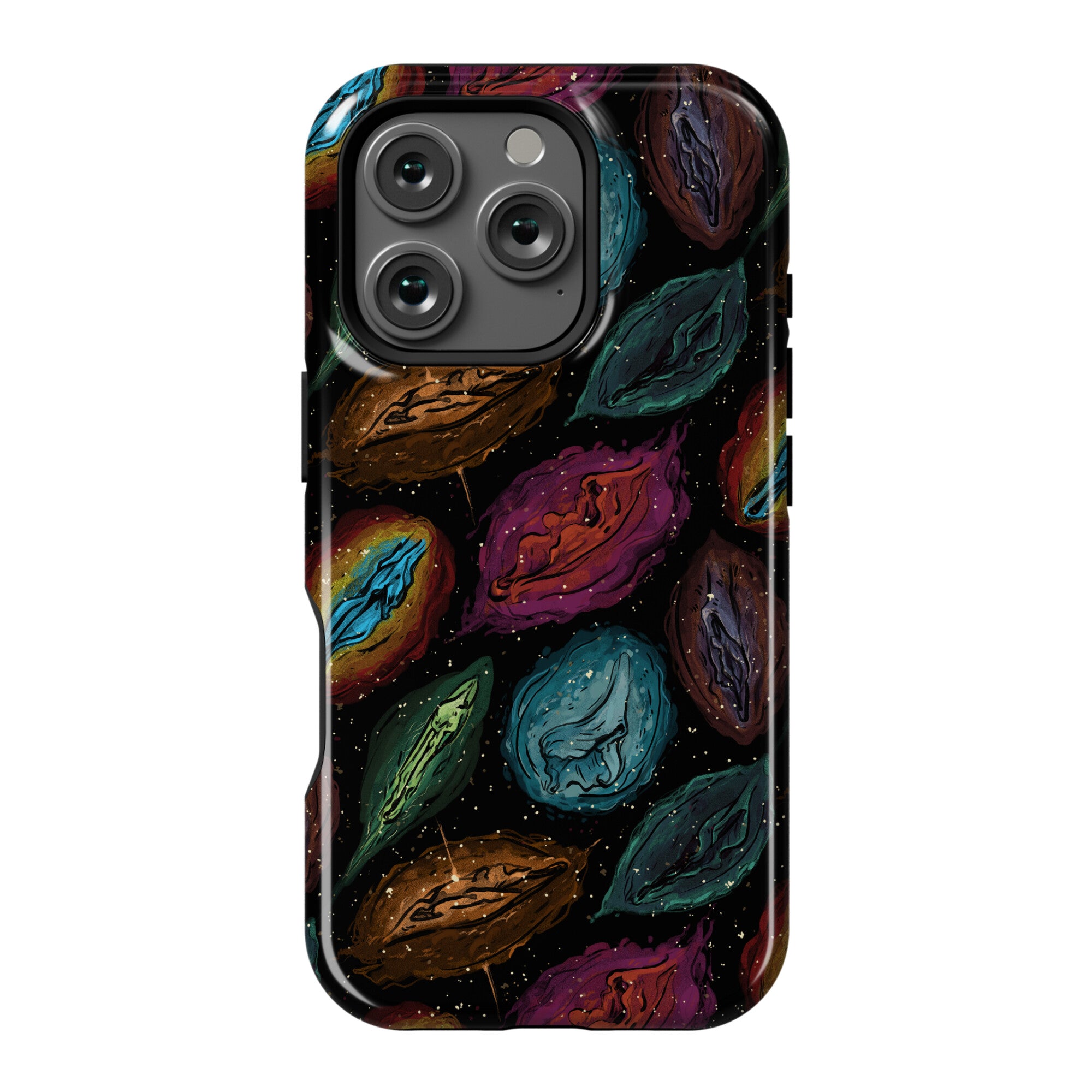 Cosmic Vulva Pattern Phone Case