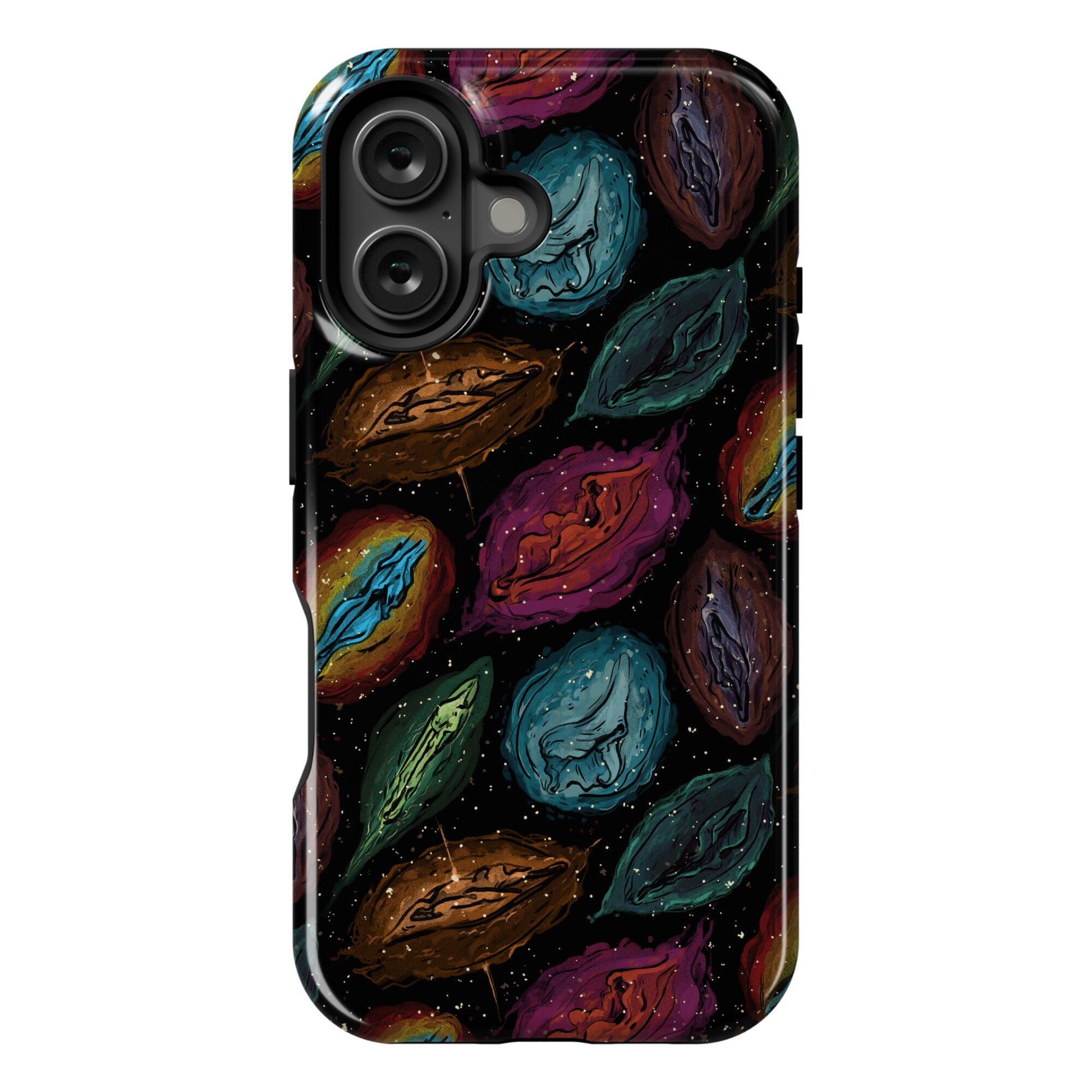 Cosmic Vulva Pattern Phone Case