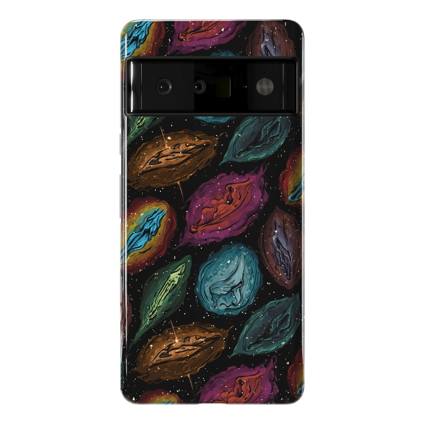 Cosmic Vulva Pattern Phone Case