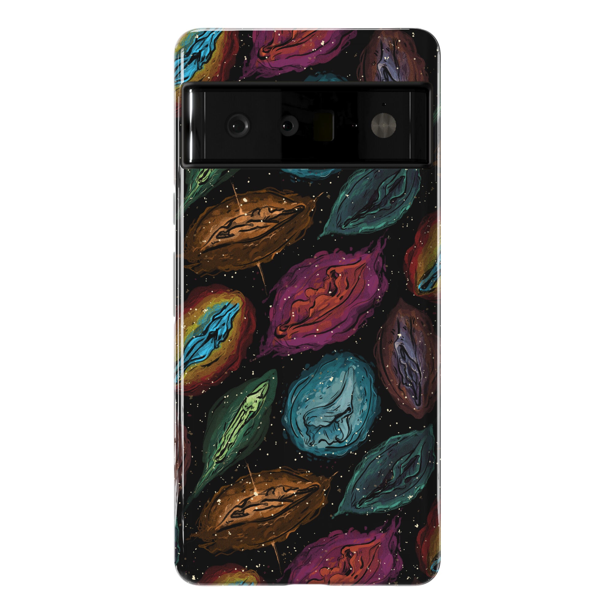 Cosmic Vulva Pattern Phone Case