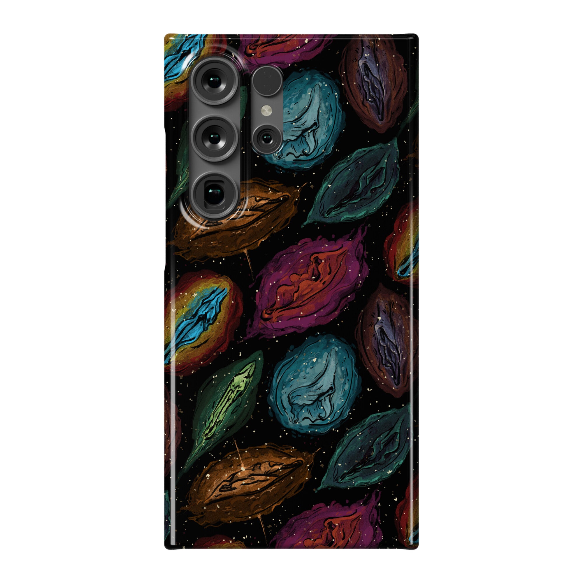 Cosmic Vulva Pattern Phone Case