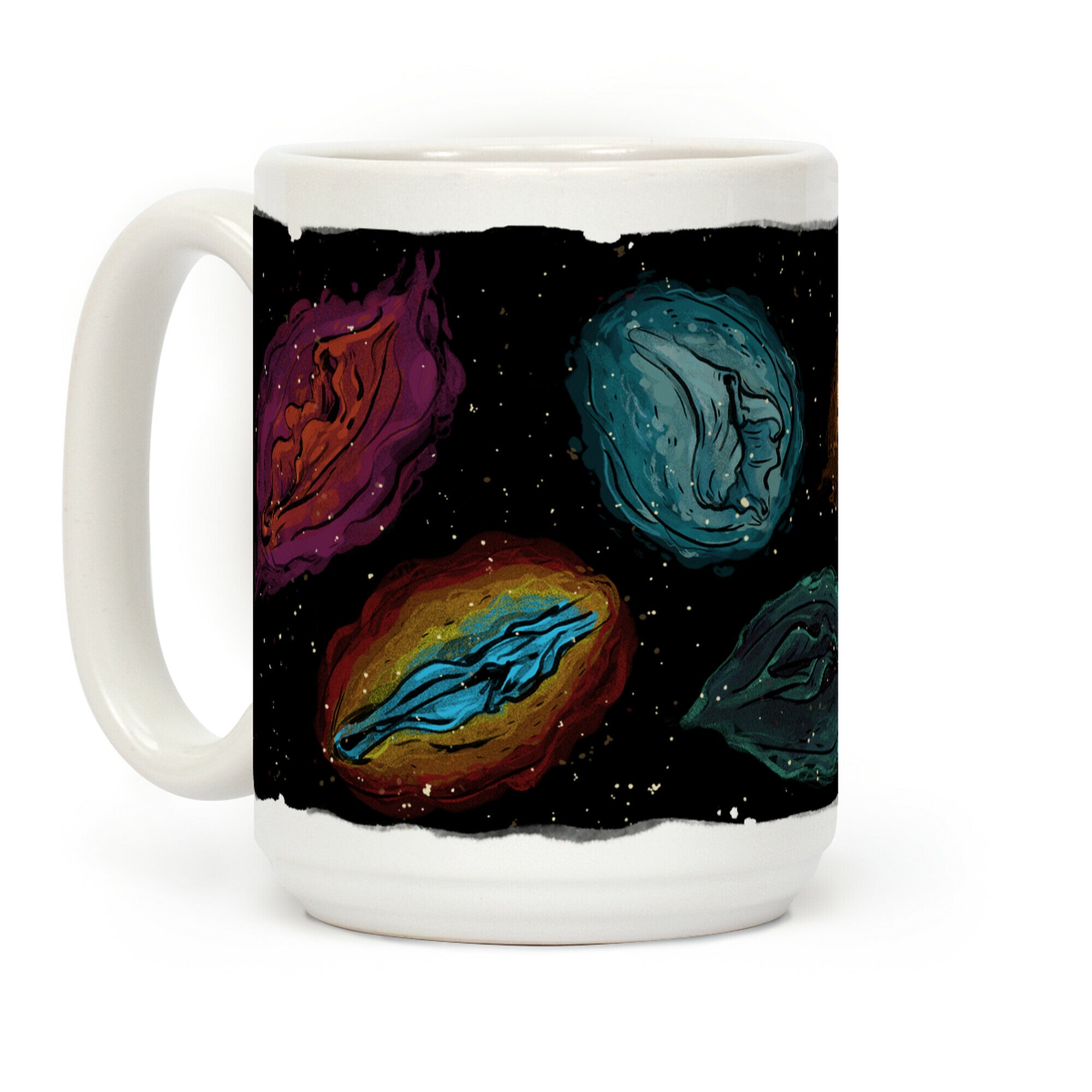 Cosmic Vulva Pattern Coffee Mug