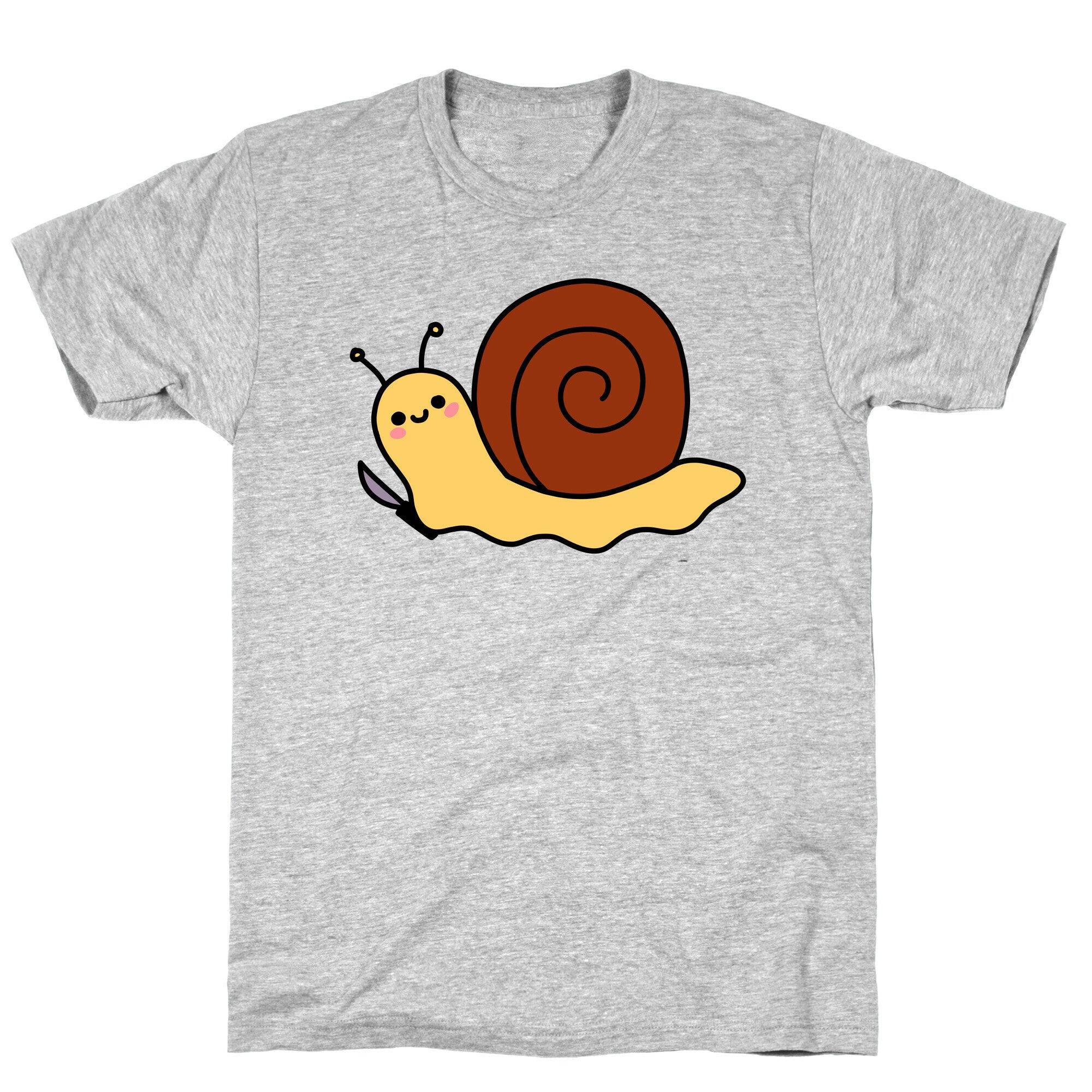 Snail With Knife T-Shirt