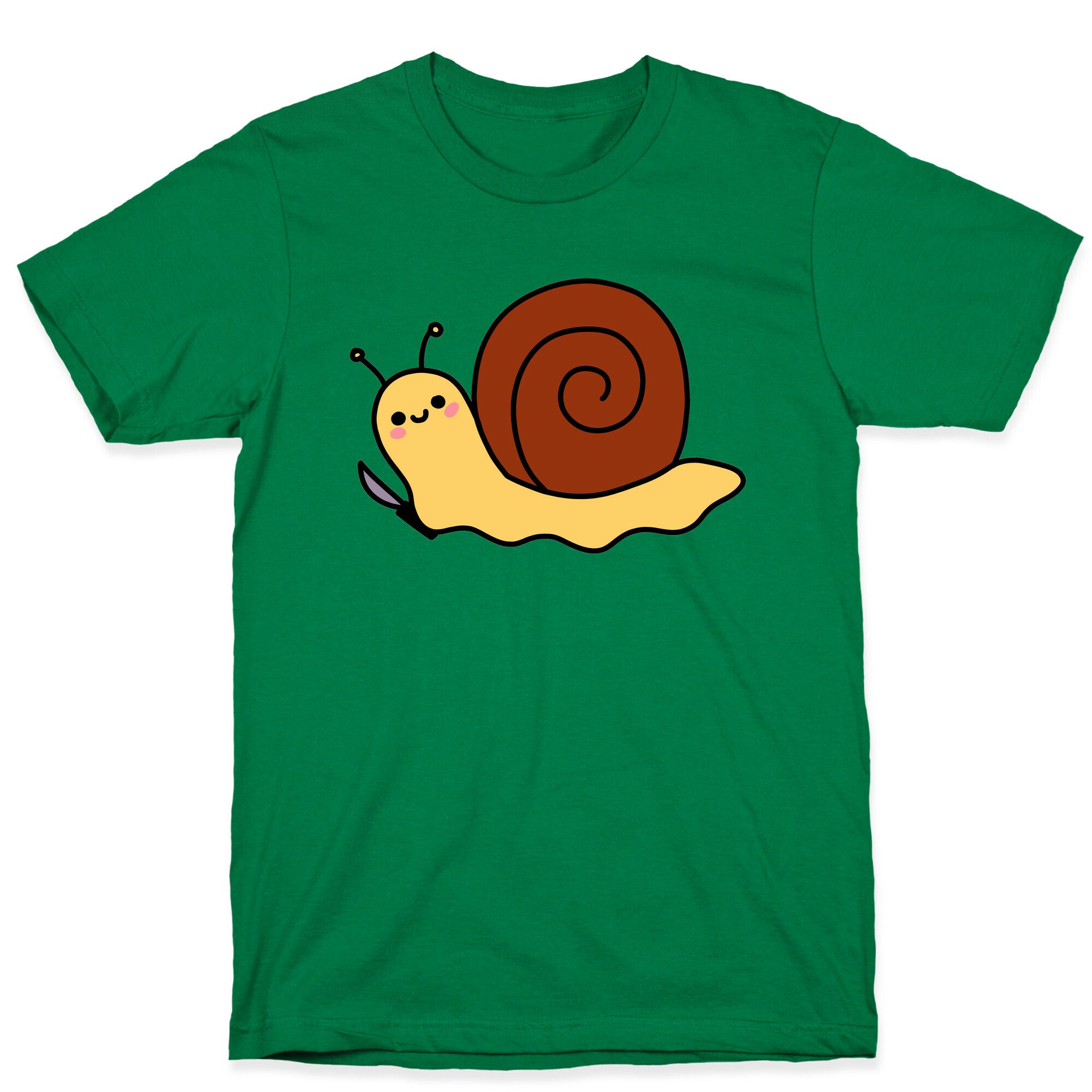 Snail With Knife T-Shirt