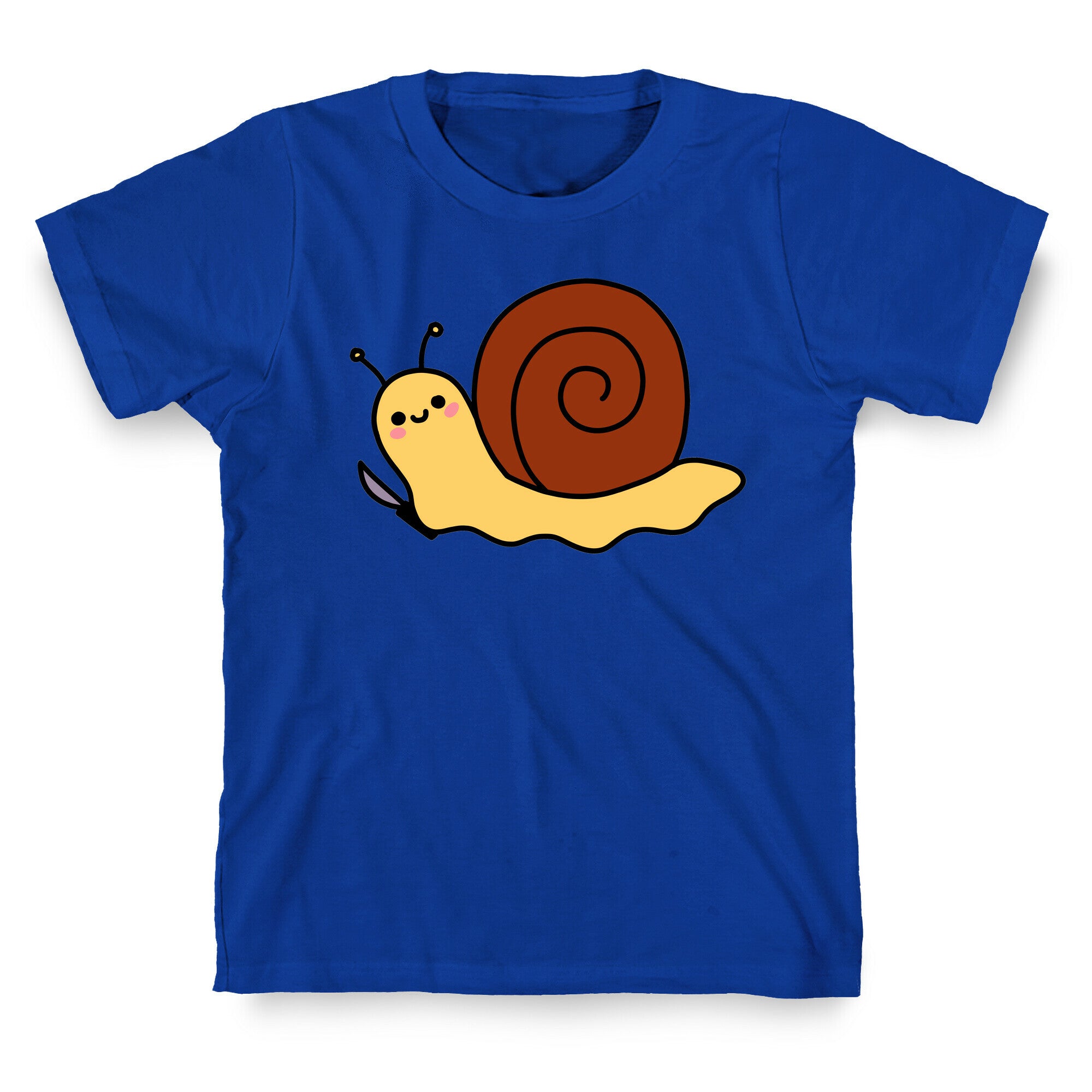 Snail With Knife T-Shirt