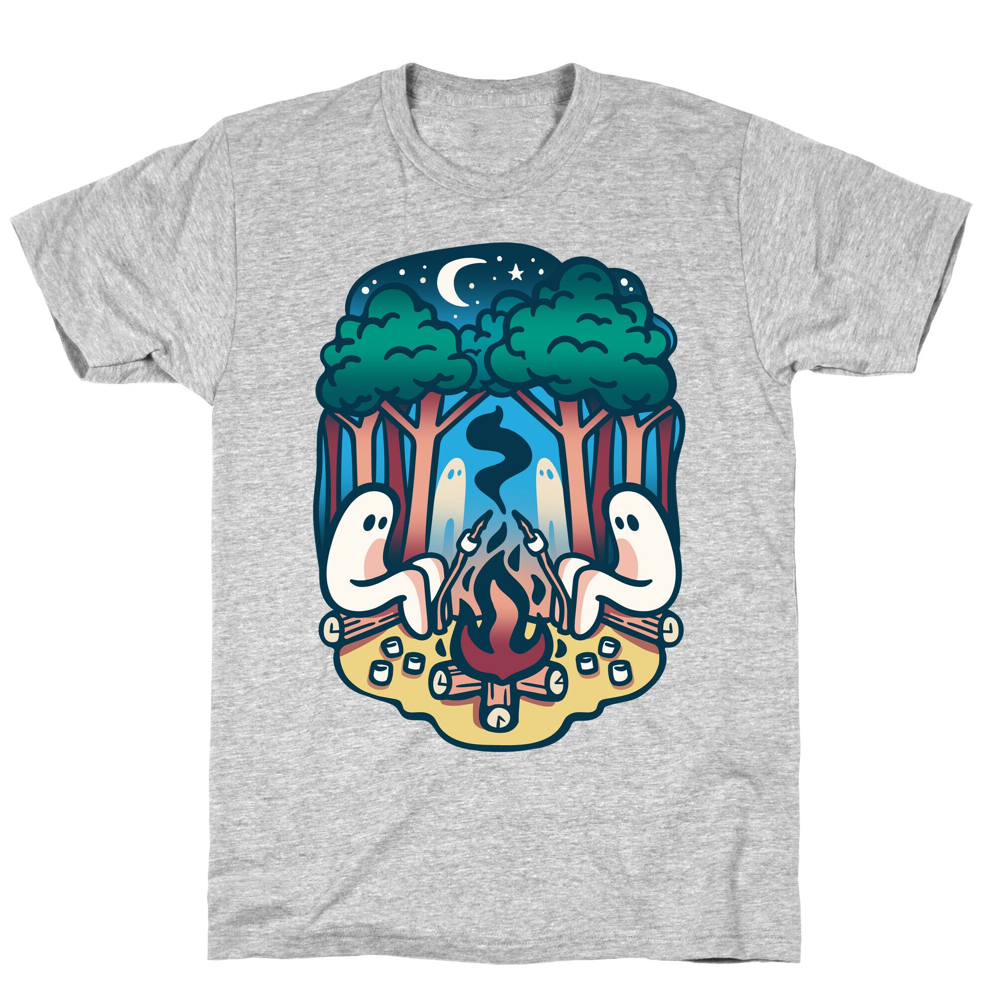 Fresno Night Roasters White Print T-Shirt