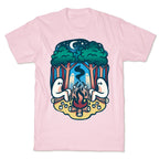 Fresno Night Roasters White Print T-Shirt