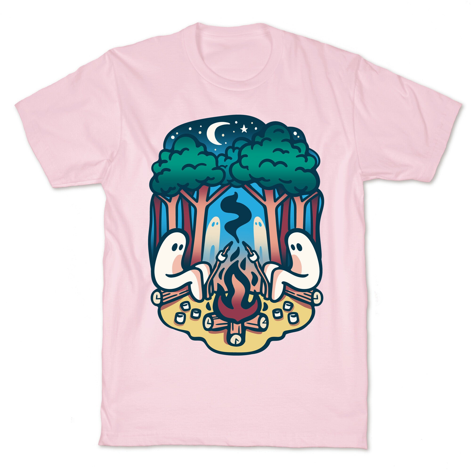 Fresno Night Roasters White Print T-Shirt