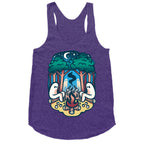 Fresno Night Roasters White Print Racerback Tank
