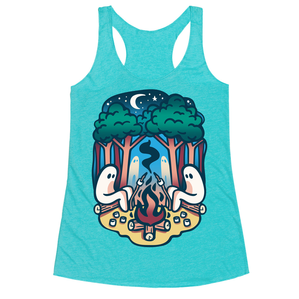 Fresno Night Roasters White Print Racerback Tank